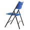 National Public Seating Folding Chair, Plastic, Blue, PK4 604 - alternate 8